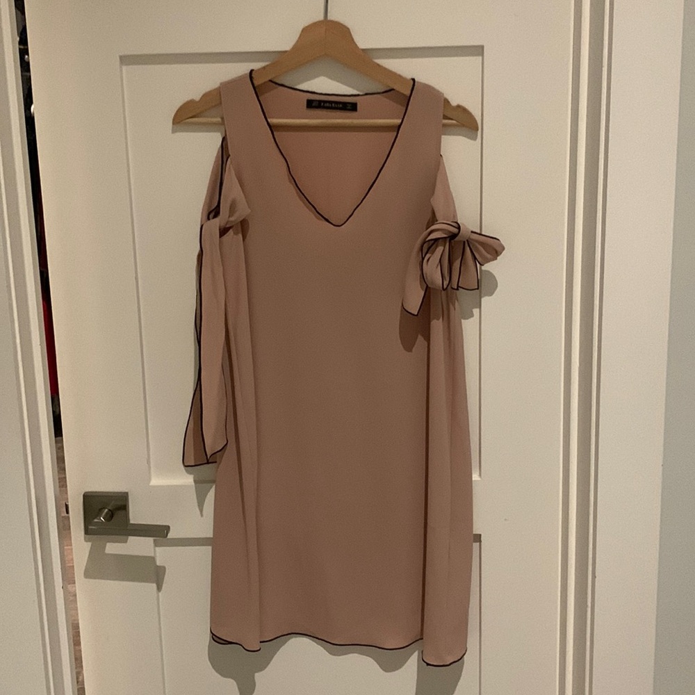 Pink/nude Zara dress